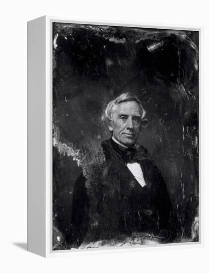 Samuel Morse (1791-1872) circa 1844-60 (Daguerreotype)-Mathew Brady-Framed Premier Image Canvas