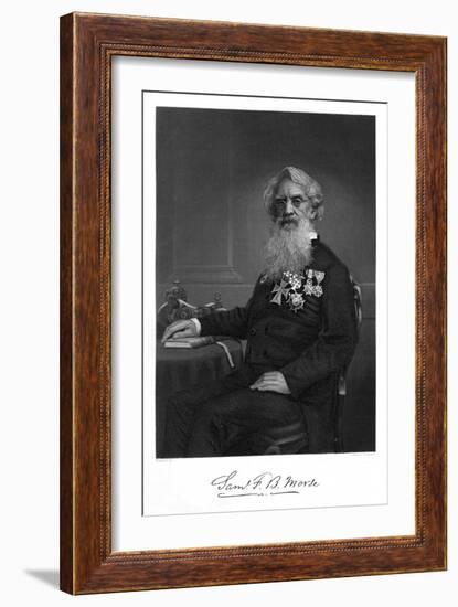 Samuel Morse-Alonzo Chappel-Framed Art Print