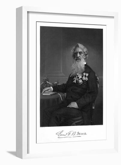 Samuel Morse-Alonzo Chappel-Framed Art Print