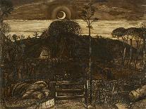 Self-Portrait, C.1824 (Black Chalk, Heightened with White, on Buff Paper)-Samuel Palmer-Giclee Print