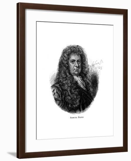 Samuel Pepys, English Diarist-null-Framed Giclee Print