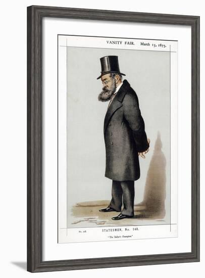 Samuel Plimsoll, British Social Reformer and Politician, 1873-null-Framed Giclee Print