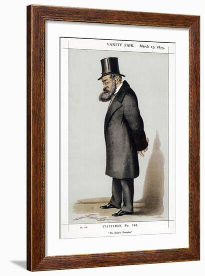 Samuel Plimsoll, British Social Reformer and Politician, 1873-null-Framed Giclee Print