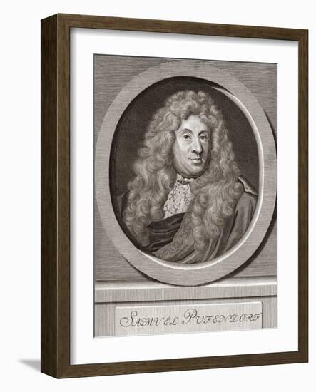 Samuel Pufendorf, German Jurist-Middle Temple Library-Framed Photographic Print