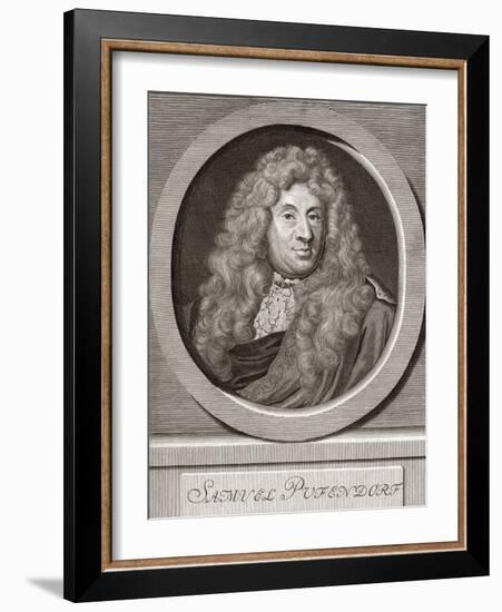 Samuel Pufendorf, German Jurist-Middle Temple Library-Framed Photographic Print