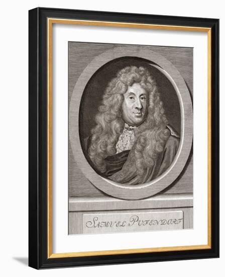 Samuel Pufendorf, German Jurist-Middle Temple Library-Framed Photographic Print