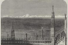The Plains of Lombardy from the Roof of Milan Cathedral-Samuel Read-Giclee Print