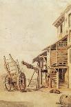 Painting of Old Custom House Quay, 18th Century-Samuel Scott-Giclee Print