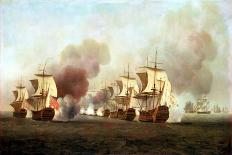 Naval Battle off the Coast of Cartagena (Spain), 28 May 1708-Samuel Scott-Giclee Print