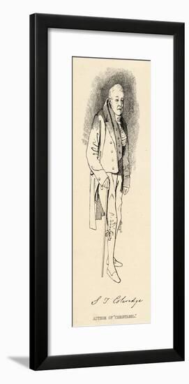 Samuel Taylor Coleridge English Poet and Critic in Old Age-Maclise-Framed Art Print