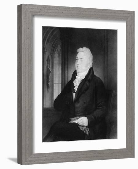 Samuel Taylor Coleridge, English Poet, Critic, and Philosopher, 19th Century-Washington Allston-Framed Giclee Print