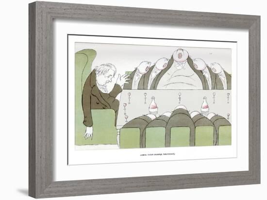 Samuel Taylor Coleridge, Table-Talking, 1904-Max Beerbohm-Framed Giclee Print