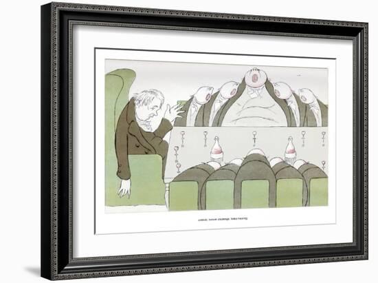 Samuel Taylor Coleridge, Table-Talking, 1904-Max Beerbohm-Framed Giclee Print