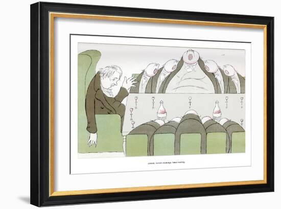 Samuel Taylor Coleridge, Table-Talking, 1904-Max Beerbohm-Framed Giclee Print