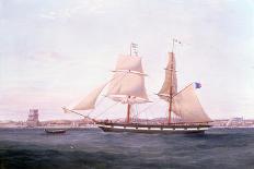 Paddle Steamer 'President' in the Mersey off Liverpool, mid 19Th Century (Oil on Canvas)-Samuel Walters-Giclee Print