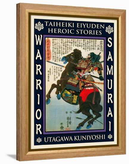 Samurai Aigo Hisamitsu-Kuniyoshi Utagawa-Framed Premier Image Canvas