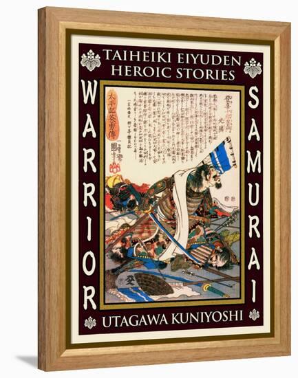 Samurai Akechi Mitsuchika-Kuniyoshi Utagawa-Framed Premier Image Canvas