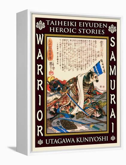 Samurai Akechi Mitsuchika-Kuniyoshi Utagawa-Framed Premier Image Canvas
