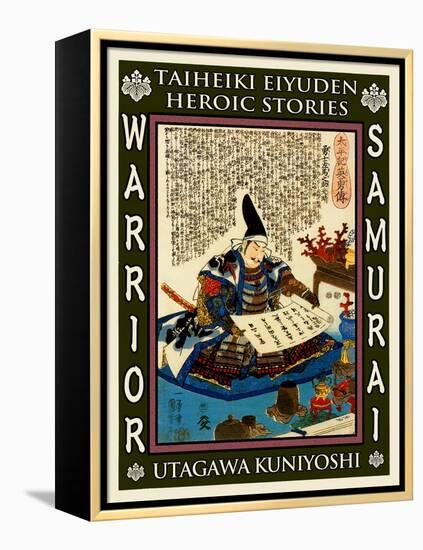 Samurai Akechi Mitsuharu-Kuniyoshi Utagawa-Framed Premier Image Canvas