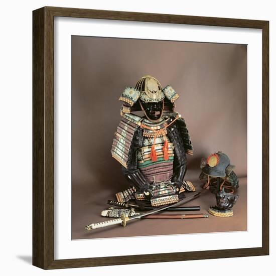 Samurai Armour, Muromachi Period-Japanese School-Framed Giclee Print