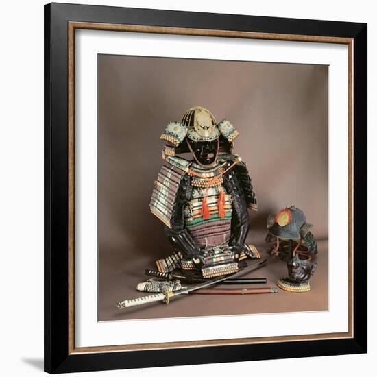 Samurai Armour, Muromachi Period-Japanese School-Framed Giclee Print