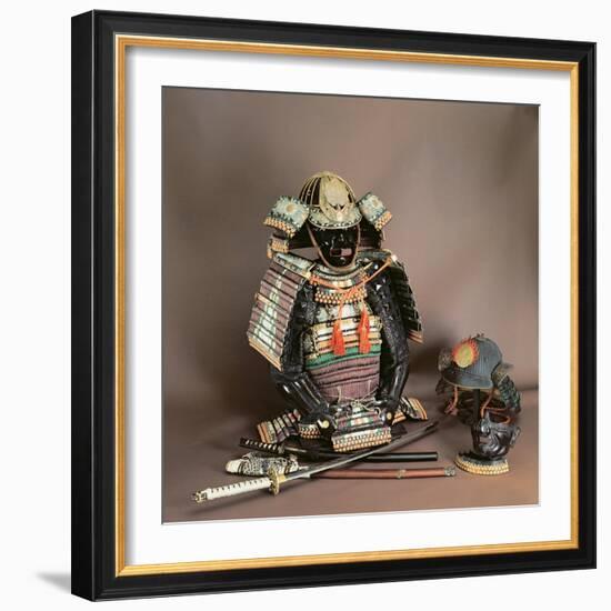 Samurai Armour, Muromachi Period-Japanese School-Framed Giclee Print