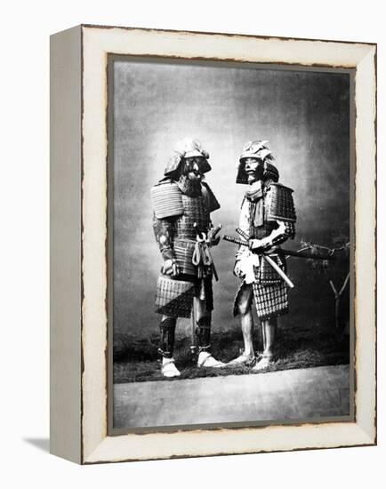 Samurai, C.1860-80-Felice Beato-Framed Premier Image Canvas