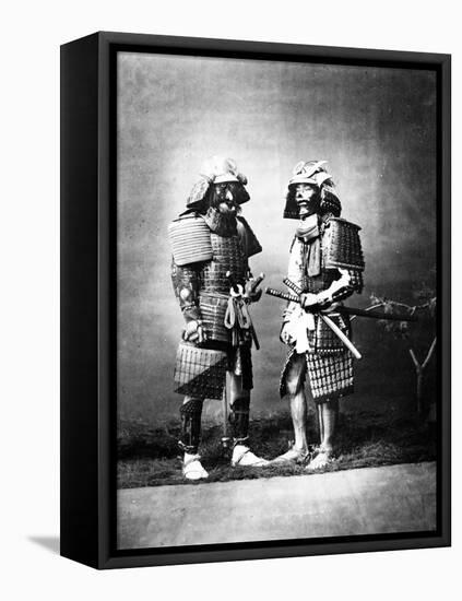 Samurai, C.1860-80-Felice Beato-Framed Premier Image Canvas