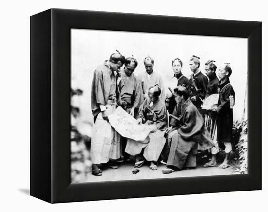 Samurai, C.1868-Felice Beato-Framed Premier Image Canvas