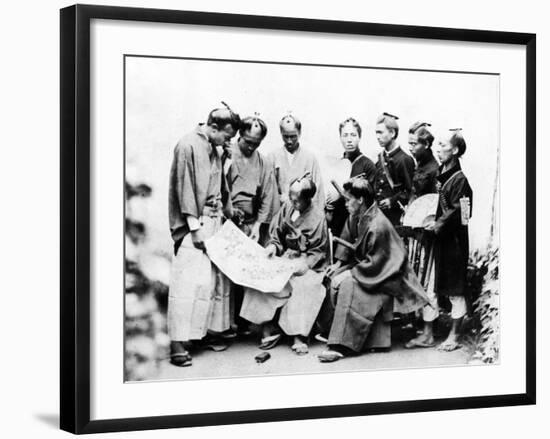 Samurai, C.1868-Felice Beato-Framed Photographic Print