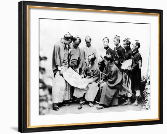 Samurai, C.1868-Felice Beato-Framed Photographic Print