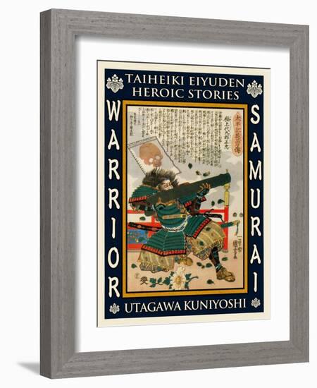 Samurai Inoue Nagayoshi-Kuniyoshi Utagawa-Framed Giclee Print