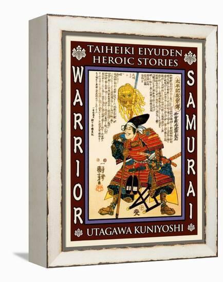 Samurai Isono Kazumasa-Kuniyoshi Utagawa-Framed Premier Image Canvas