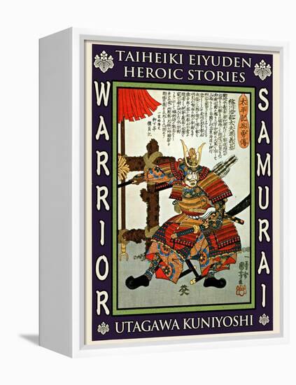 Samurai Minamoto Yoshimoto-Kuniyoshi Utagawa-Framed Premier Image Canvas