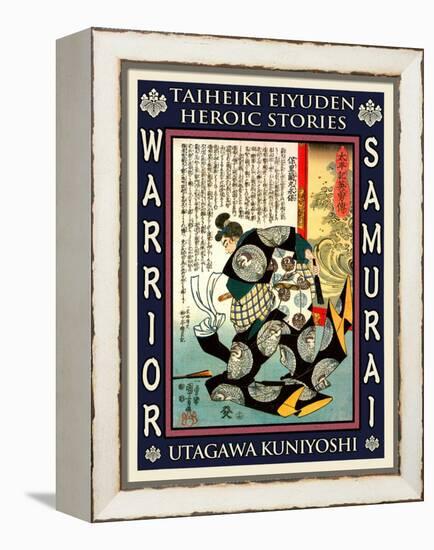 Samurai Mori Nagasada-Kuniyoshi Utagawa-Framed Premier Image Canvas
