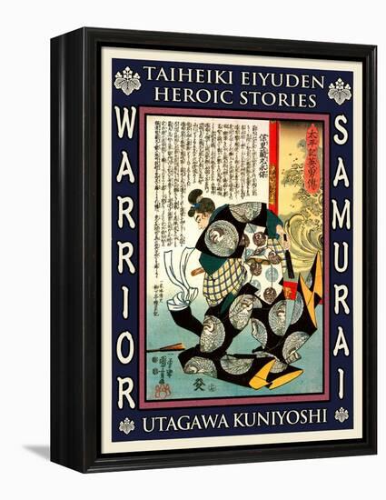 Samurai Mori Nagasada-Kuniyoshi Utagawa-Framed Premier Image Canvas