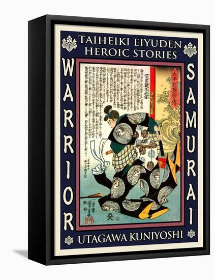 Samurai Mori Nagasada-Kuniyoshi Utagawa-Framed Premier Image Canvas