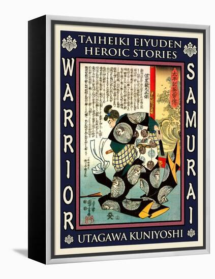 Samurai Mori Nagasada-Kuniyoshi Utagawa-Framed Premier Image Canvas