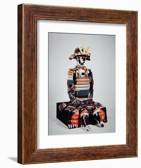 Samurai of Old Japan: Suit of Armour Worn by Toyotomi Hideyoshi, Momoyama Period, 1568-1600-Japanese School-Framed Giclee Print