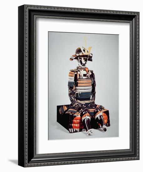 Samurai of Old Japan: Suit of Armour Worn by Toyotomi Hideyoshi, Momoyama Period, 1568-1600-Japanese School-Framed Giclee Print