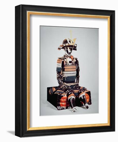 Samurai of Old Japan: Suit of Armour Worn by Toyotomi Hideyoshi, Momoyama Period, 1568-1600-Japanese School-Framed Giclee Print