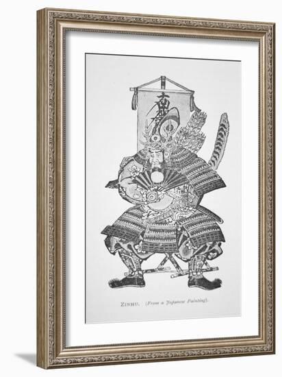 Samurai of Old Japan: Zinmu-Japanese School-Framed Giclee Print