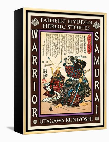 Samurai Saito Tatsuoki-Kuniyoshi Utagawa-Framed Premier Image Canvas