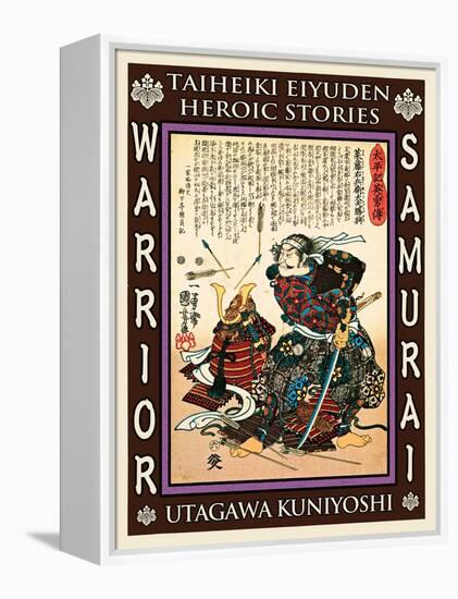 Samurai Saito Tatsuoki-Kuniyoshi Utagawa-Framed Premier Image Canvas