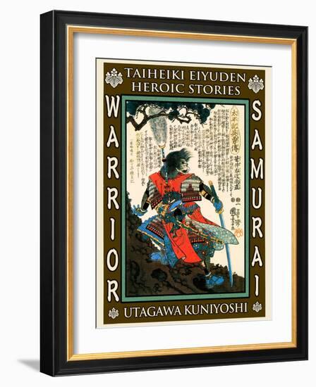 Samurai Sakai Masanao-Kuniyoshi Utagawa-Framed Giclee Print