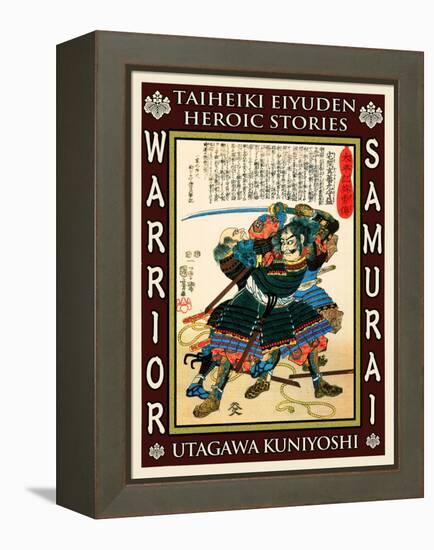 Samurai Sakuma Morimasa-Kuniyoshi Utagawa-Framed Premier Image Canvas