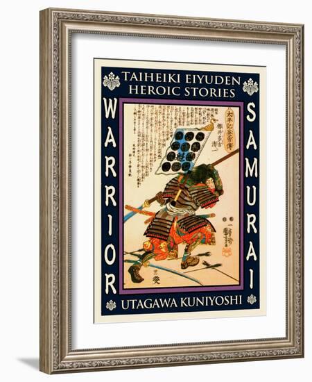 Samurai Sakurai Iekazu-Kuniyoshi Utagawa-Framed Giclee Print