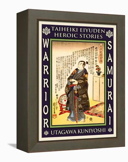 Samurai Takenaka Shigeharu-Kuniyoshi Utagawa-Framed Premier Image Canvas