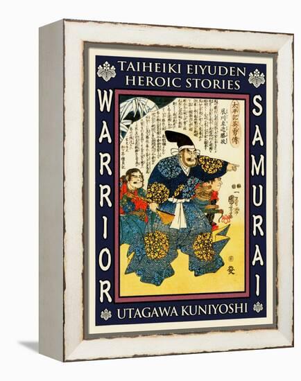 Samurai Takigawa Kazumasa-Kuniyoshi Utagawa-Framed Premier Image Canvas