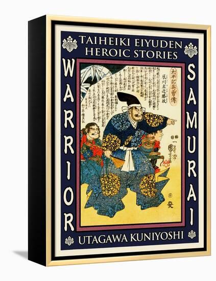 Samurai Takigawa Kazumasa-Kuniyoshi Utagawa-Framed Premier Image Canvas